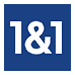 1and1.co.uk web hosting, domain name registration, professional websites, business website, personal web hosting logo